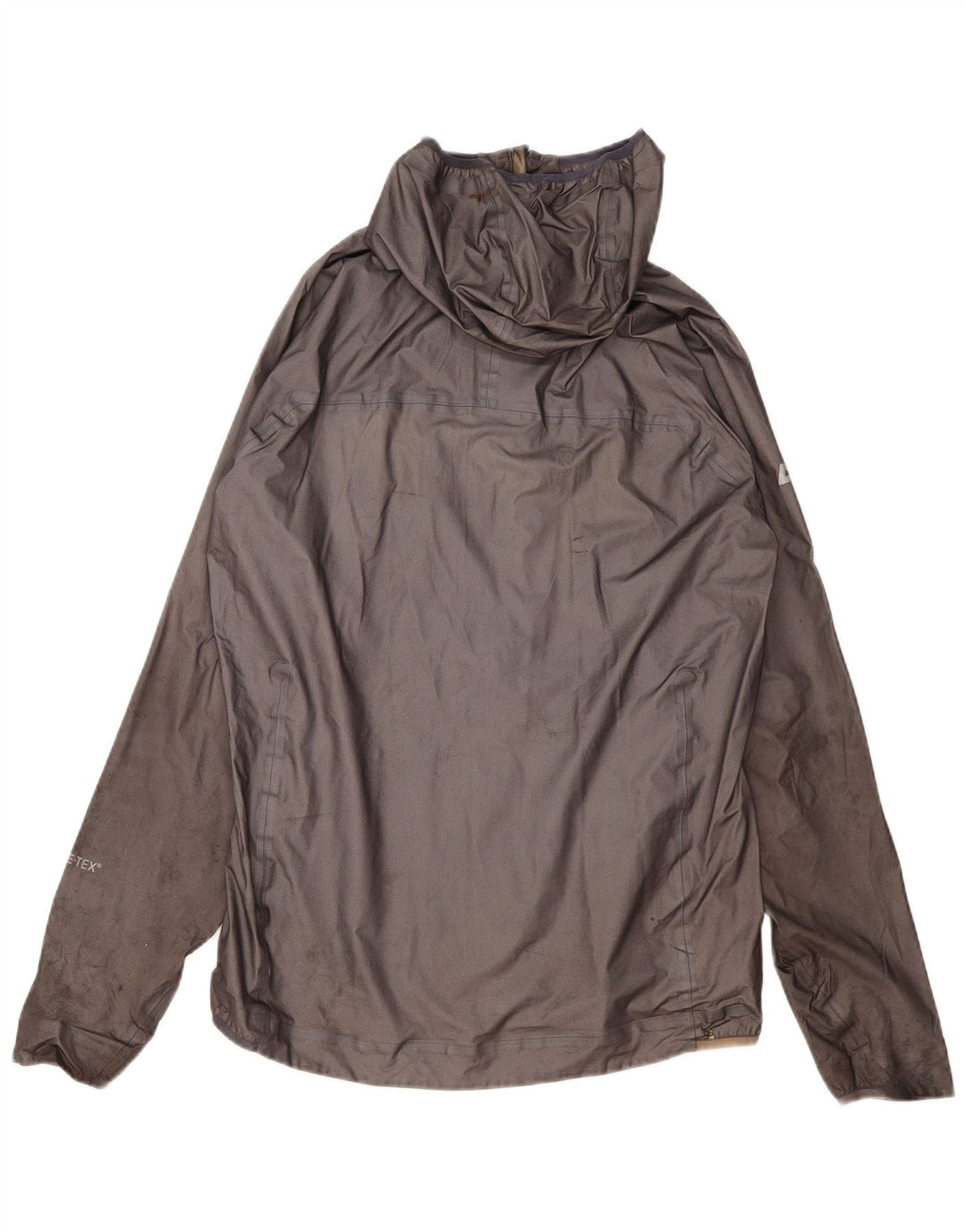 MOUNTAIN EQUIPMENT Veste de pluie à capuche pour femme UK 14 Large Gris