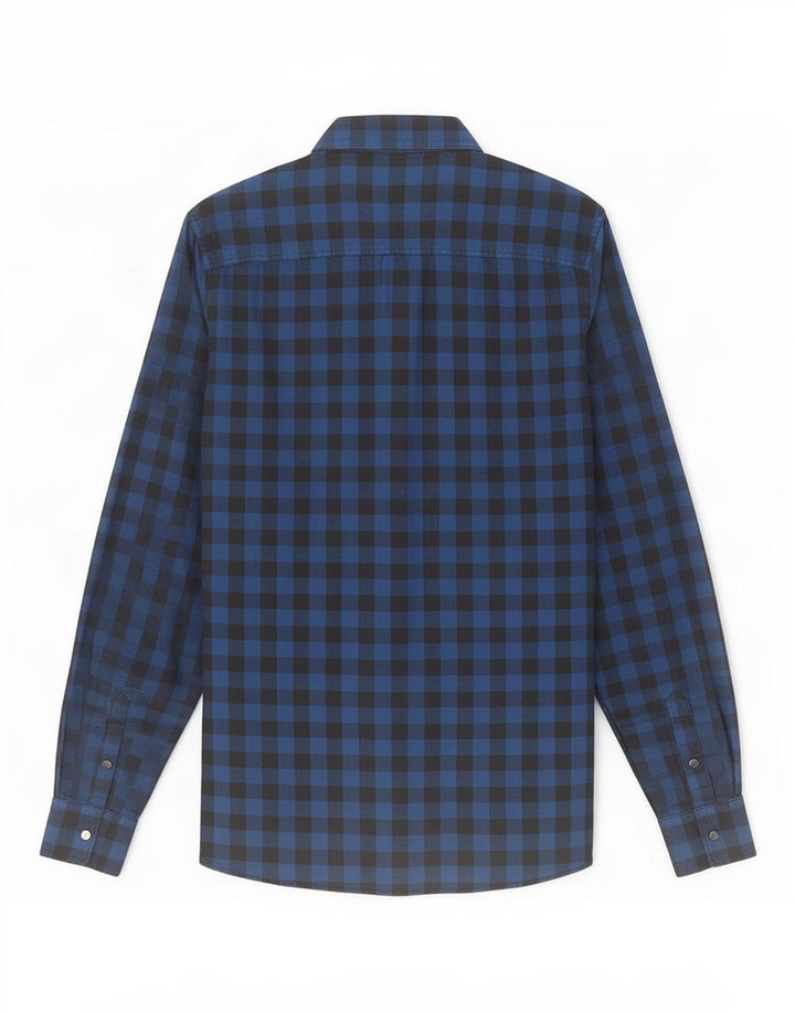 Guess Chemise Regular Fit Homme Petit Vichy Bleu