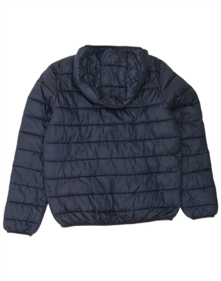 Champion Veste matelassée à capuche pour garçon 15-16 ans 2XL Bleu marine Polyester
