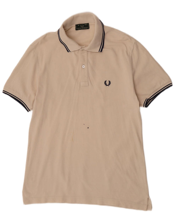 Fred Perry Polo Homme Coton Beige Moyen