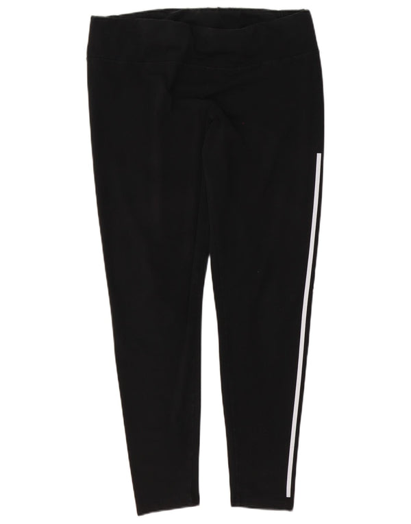 Adidas Climalite Graphic Leggings UK 20/22 XL Noir Coton