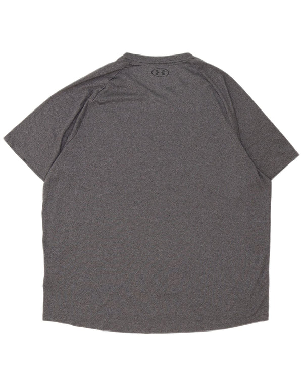 Under Armour T-Shirt Homme Top 2XL Gris Polyester