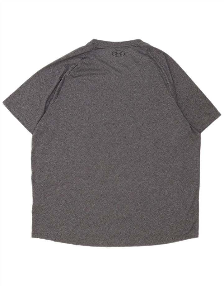 Under Armour T-Shirt Homme Top 2XL Gris Polyester
