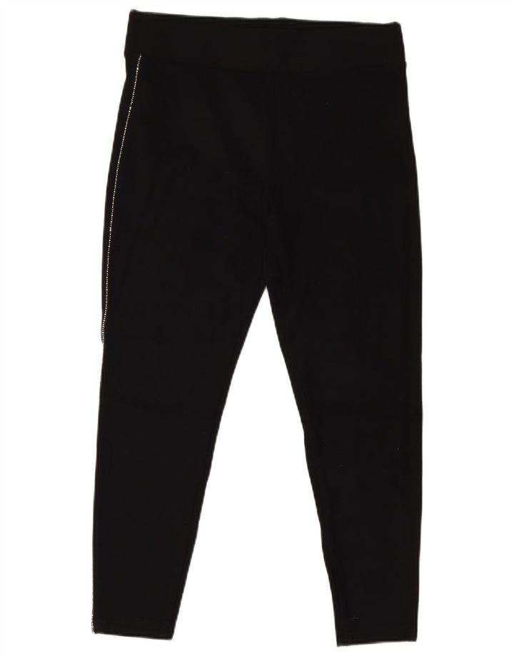 Marks & Spencer Leggings Femme UK 12 Medium Noir Viscose
