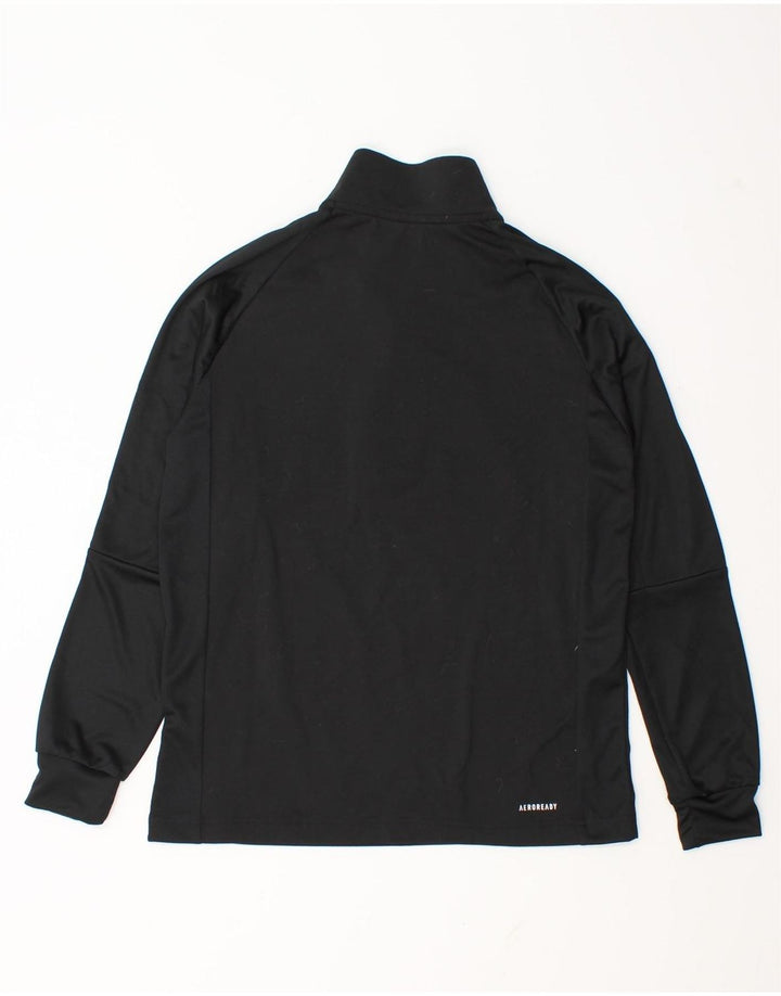 Adidas Haut de Survêtement Aeroready Zip Neck Pull Garçon 13-14 Ans Noir