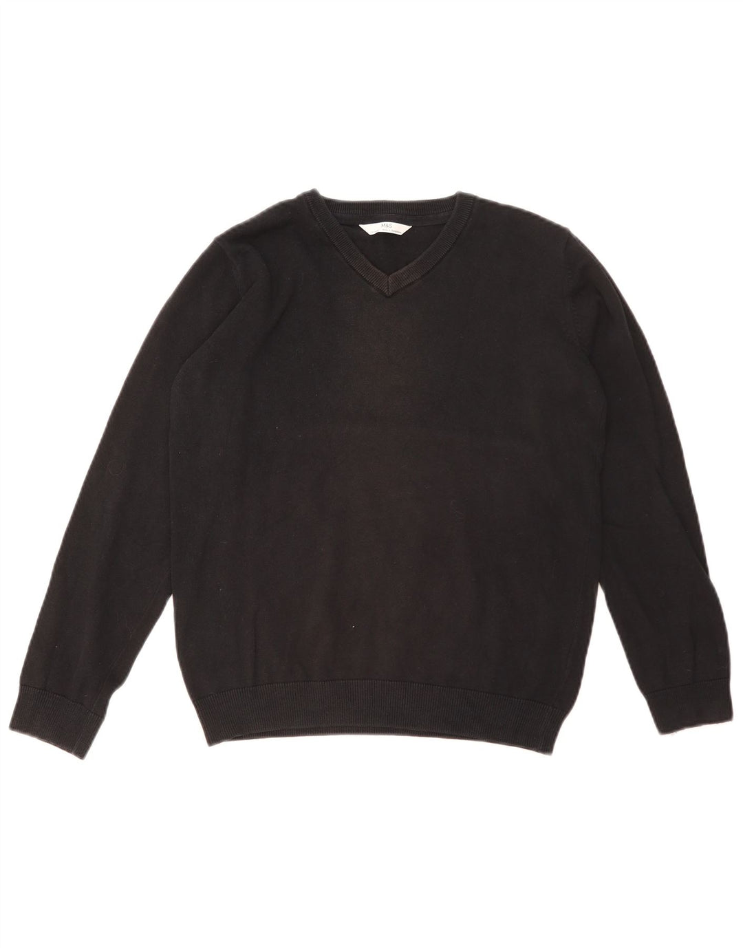 Marks & Spencer Pull col V pour garçon 13-14 ans Noir