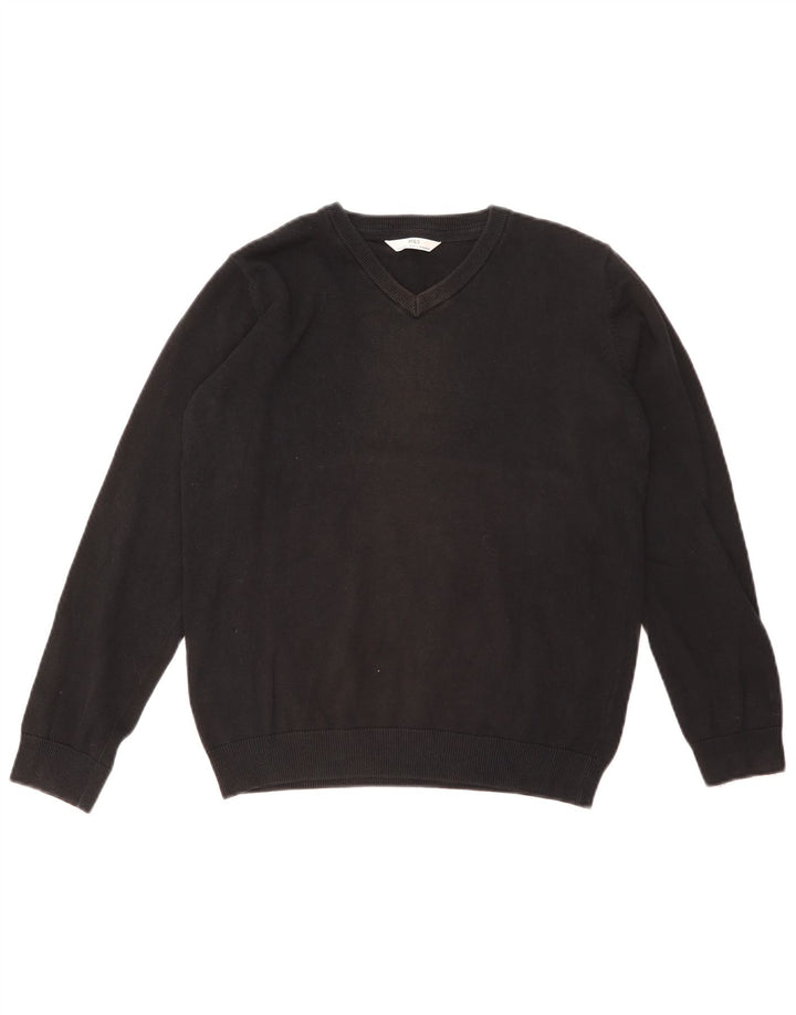 Marks & Spencer Pull col V pour garçon 13-14 ans Noir