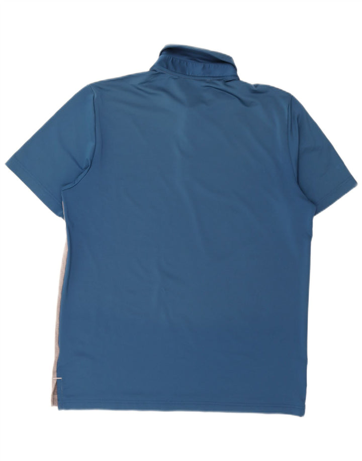 Adidas Polo Homme Grand Gris Colorblock Polyester