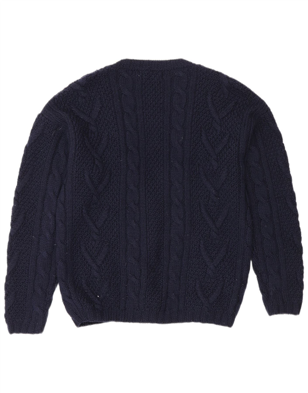 L.L.Bean Cardigan surdimensionné pour femme UK 10 Petite laine bleu marine