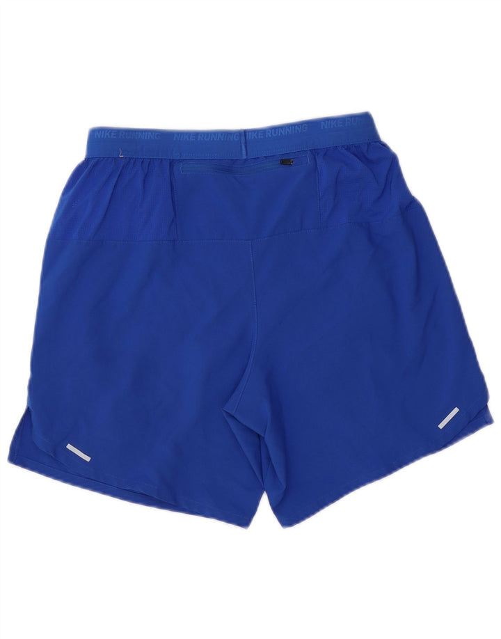 Short de sport Nike Dri Fit Graphic pour homme, petit, bleu, polyester