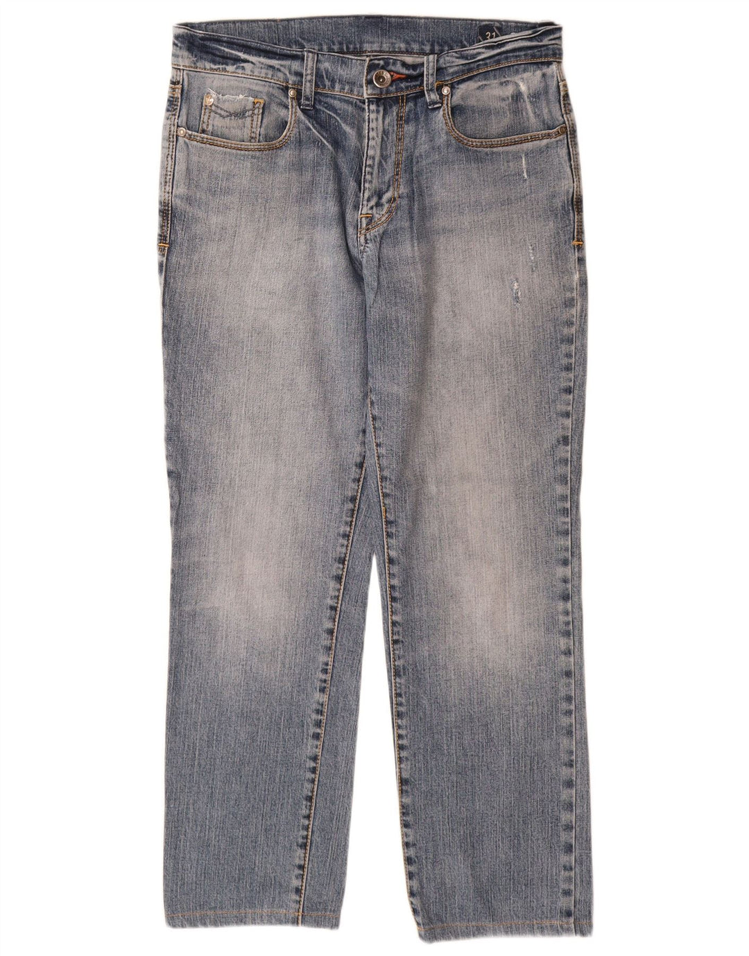 Jean droit femme Rifle W31 L28 bleu coton
