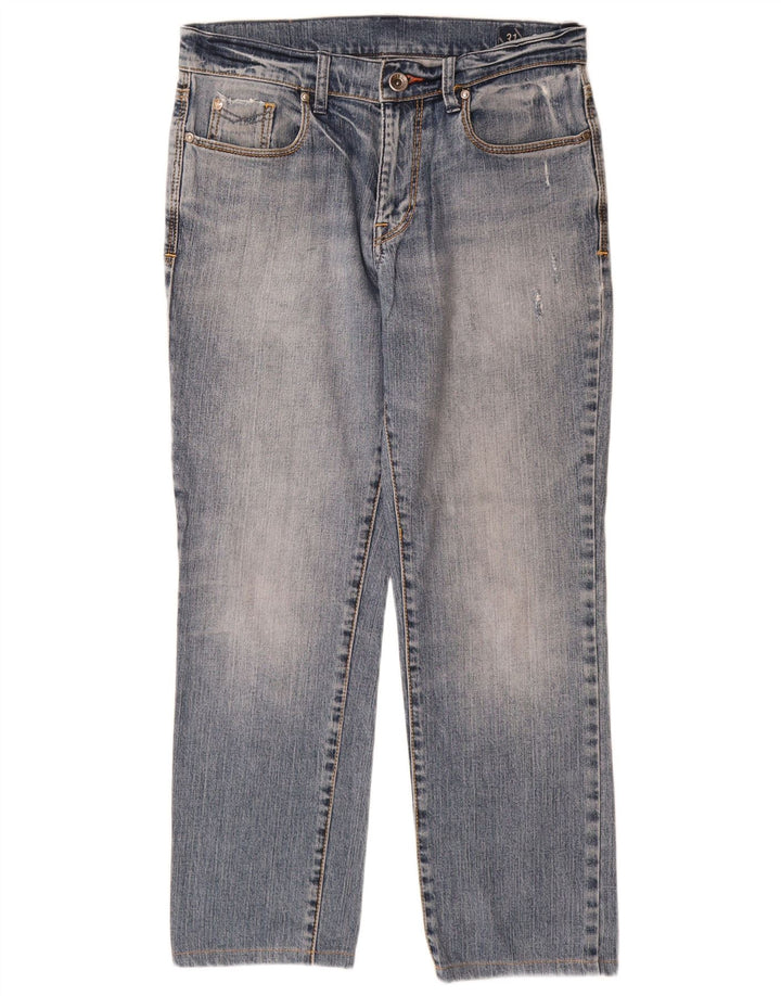 Jean droit femme Rifle W31 L28 bleu coton