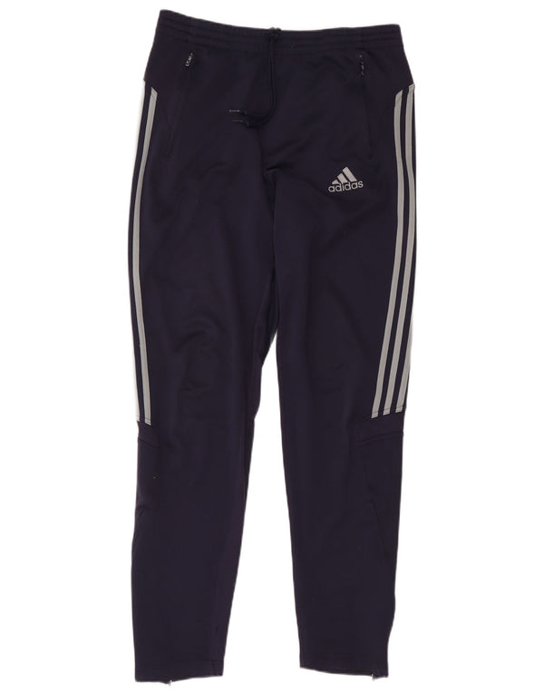Adidas Pantalon de survêtement pour homme UK 42/44 Large Bleu Marine Polyester