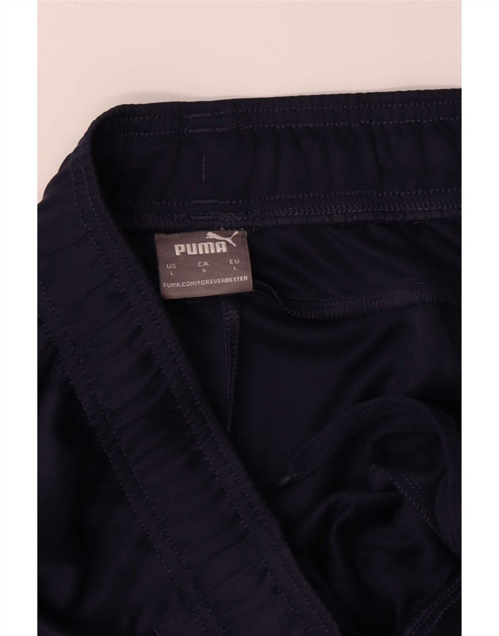 Puma Pantalon de survêtement pour homme Large Bleu marine Polyester
