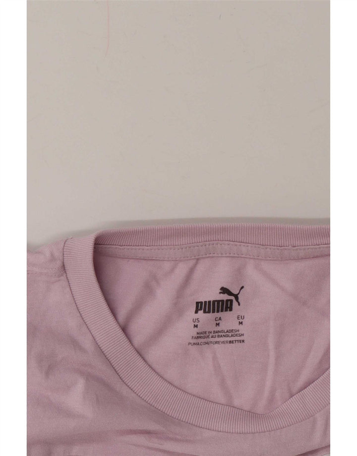Puma T-shirt pour femme UK 12 Rose moyen Colourblock