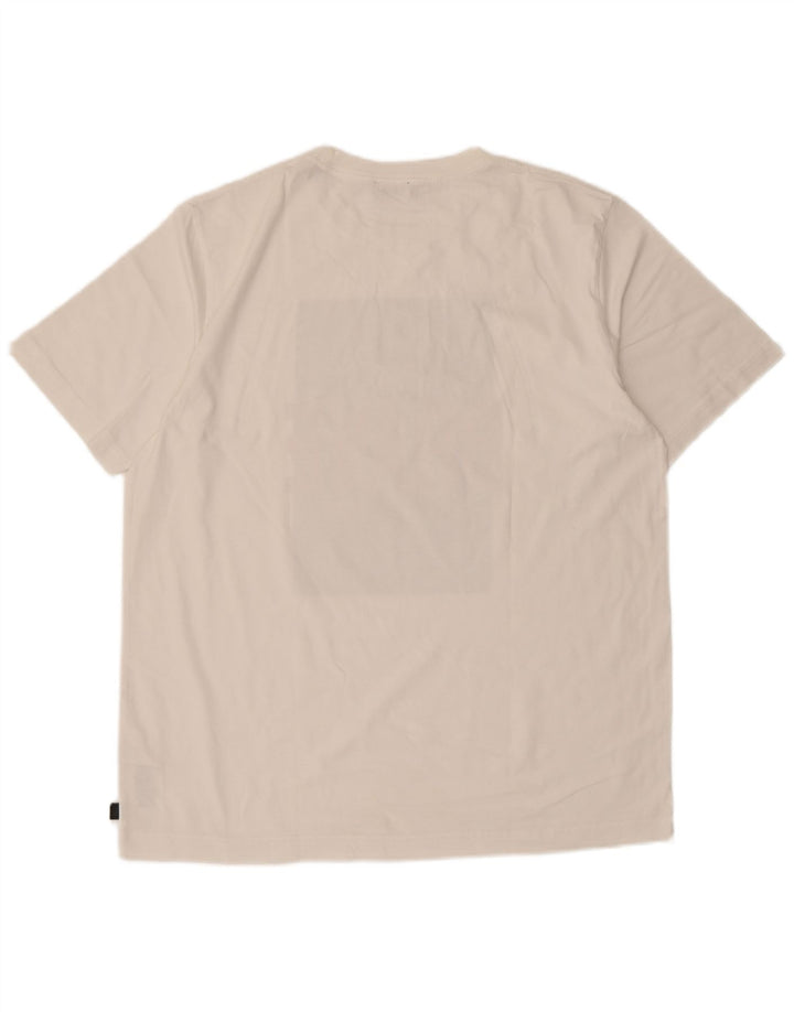Diesel T-Shirt Graphique Homme Grand Blanc Coton