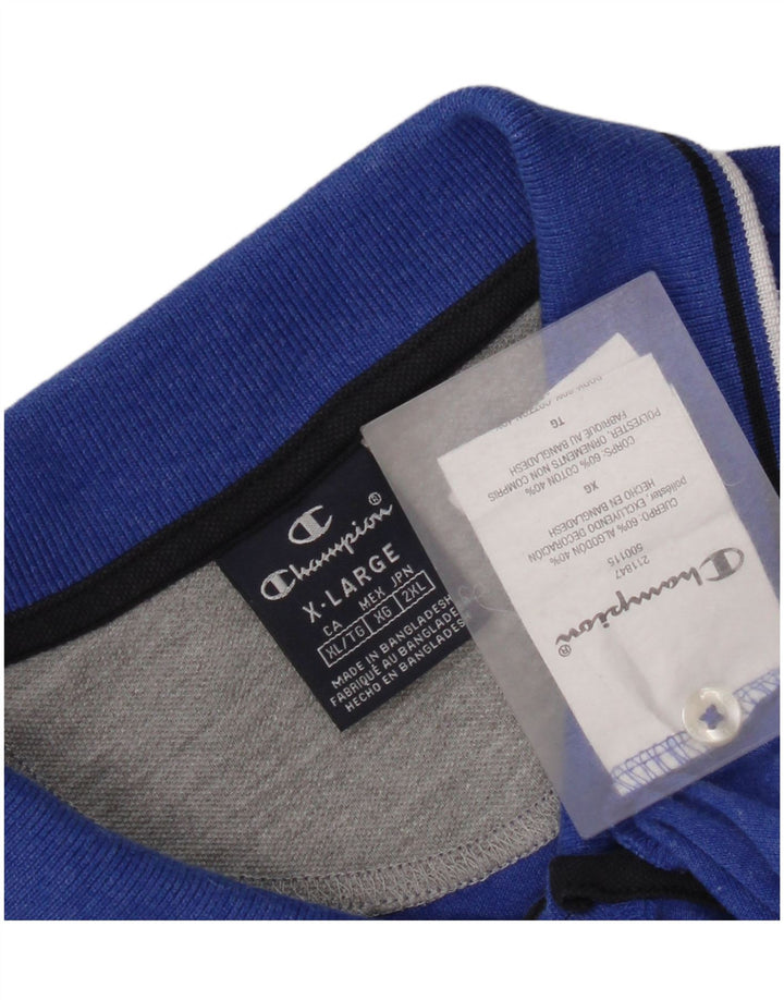 Champion Polo Homme XL Bleu Coton
