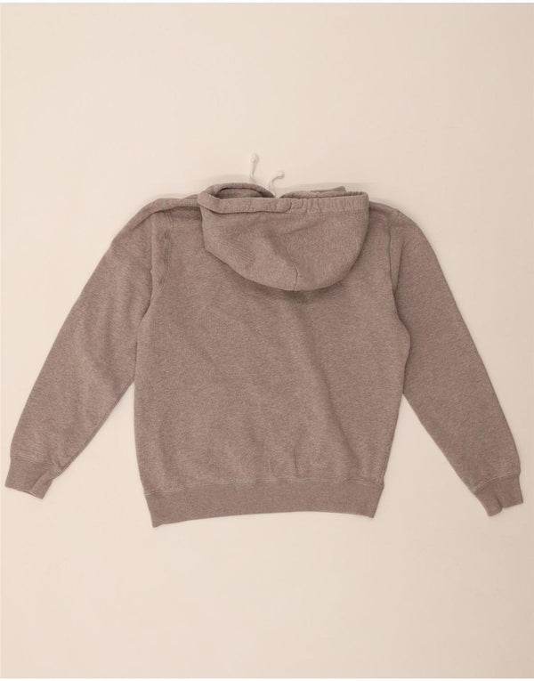 JACK WILLS Pull à capuche surdimensionné graphique pour femme UK 6 XS Gris Coton