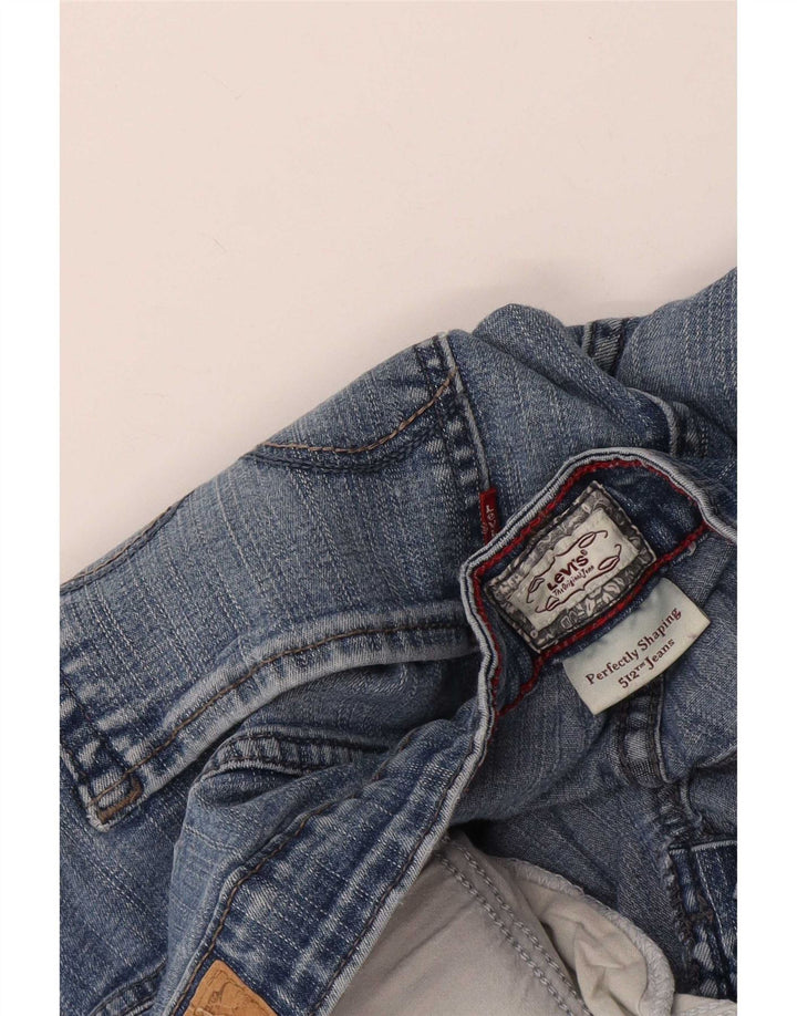 Levi's Bermuda Slim 512 Denim Femme W34 Grand Bleu