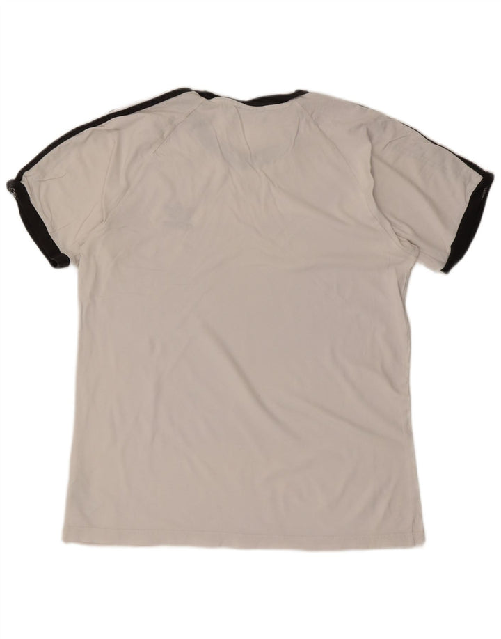ADIDAS T-Shirt Homme Grand Blanc Coton