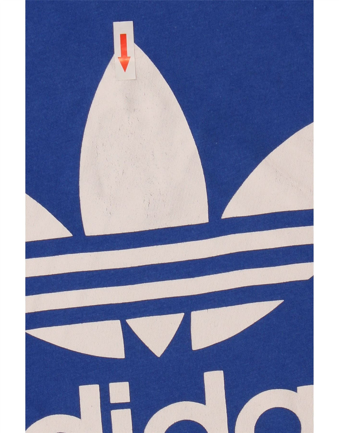 Adidas T-Shirt Graphique Homme Bleu Moyen Coton
