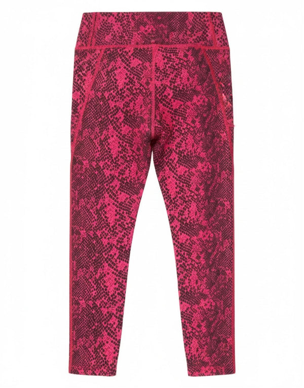 Adidas Leggings Aeroready Fille 11-12 ans Rose Imprimé Animal Polyester