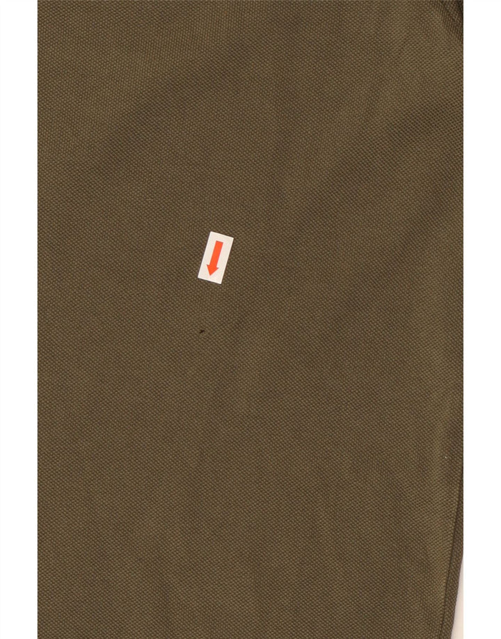 Kappa Polo Homme Petit Kaki Coton