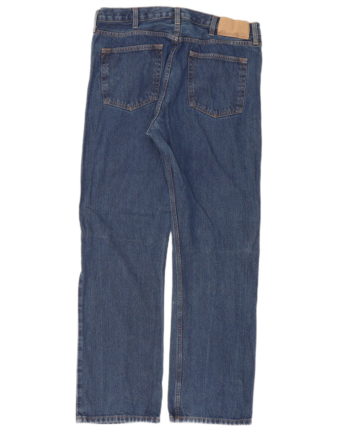 Eddie Bauer Jean droit femme W36 L32 bleu coton