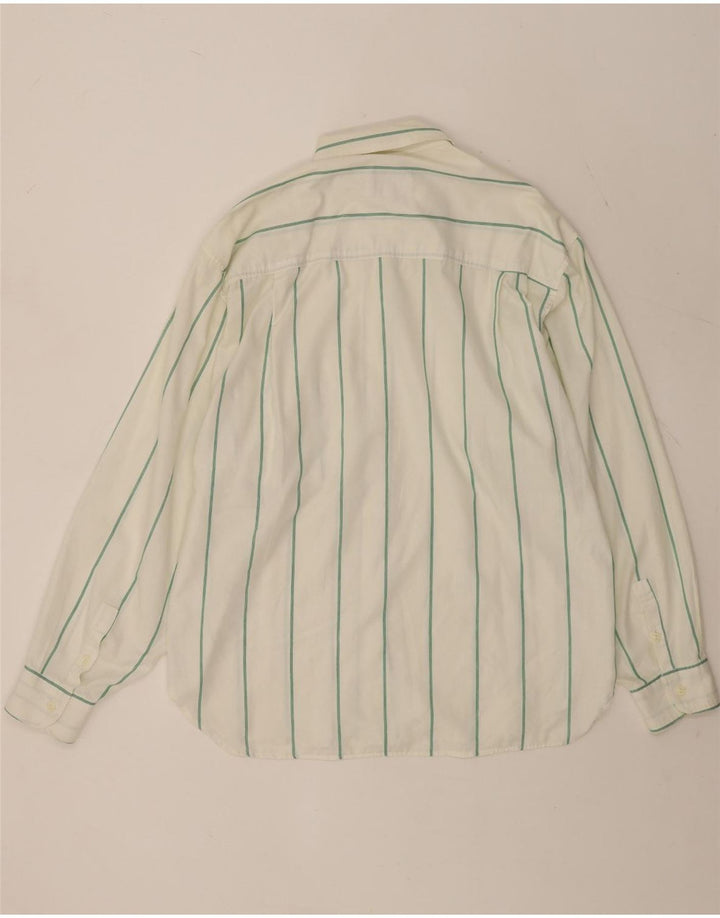 Chemise Homme Vintage Rayée Blanche Moyenne