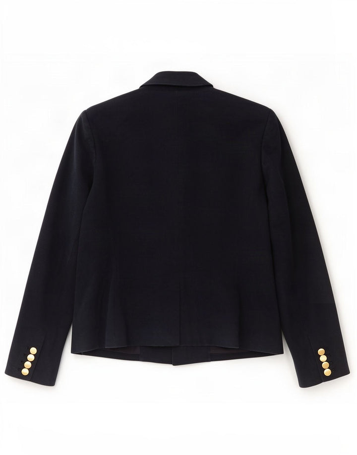 Michael Kors Veste blazer double boutonnage pour femme US 8 Bleu marine moyen
