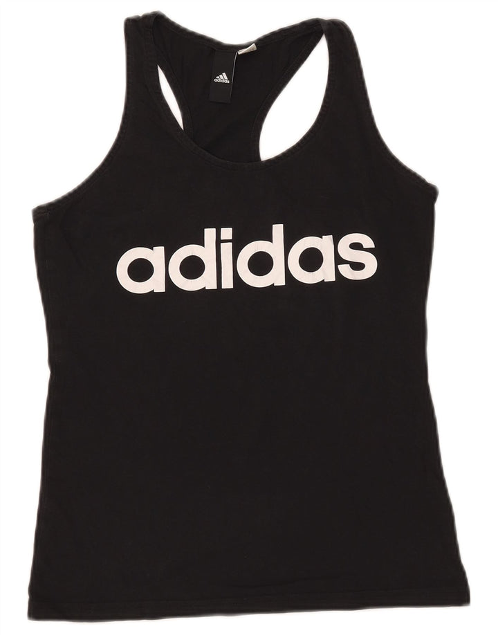 Adidas Débardeur graphique pour femme UK 8 Small Noir