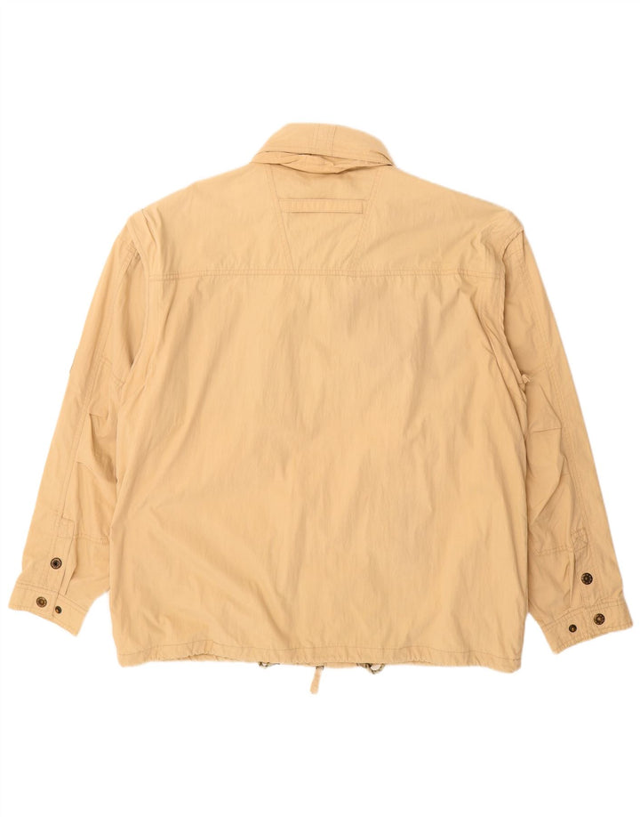 VINTAGE Veste utilitaire homme IT 54 2XL Coton Beige
