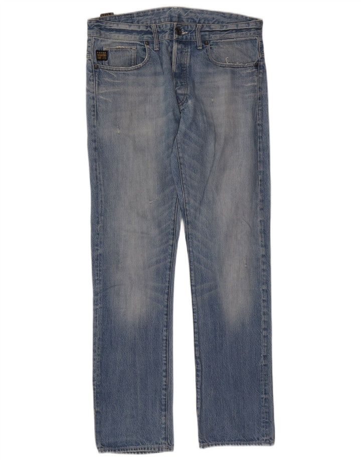G-Star Jean droit homme W33 L32 bleu coton