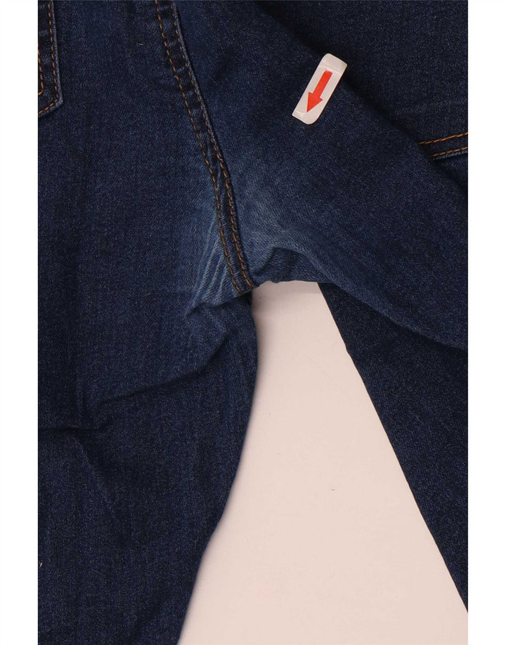 Zara Femme Jean Droit W44 L28 Bleu Marine