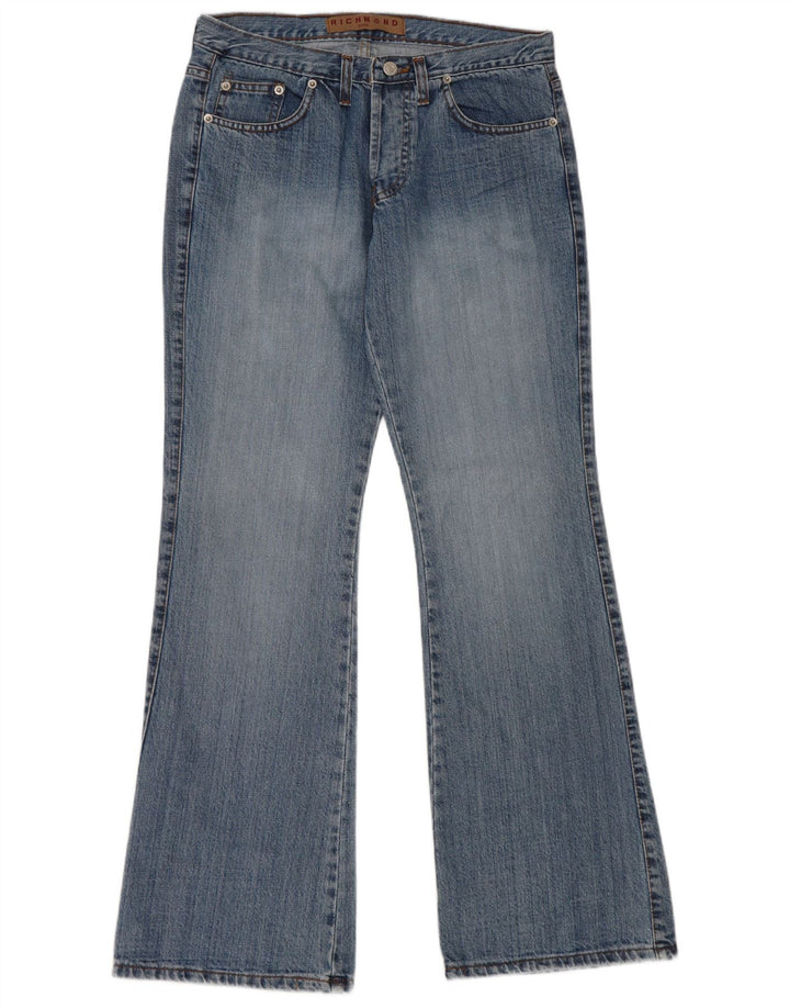 Richmond Jean bootcut graphique pour femme IT 44 Medium W30 L32 Bleu Coton