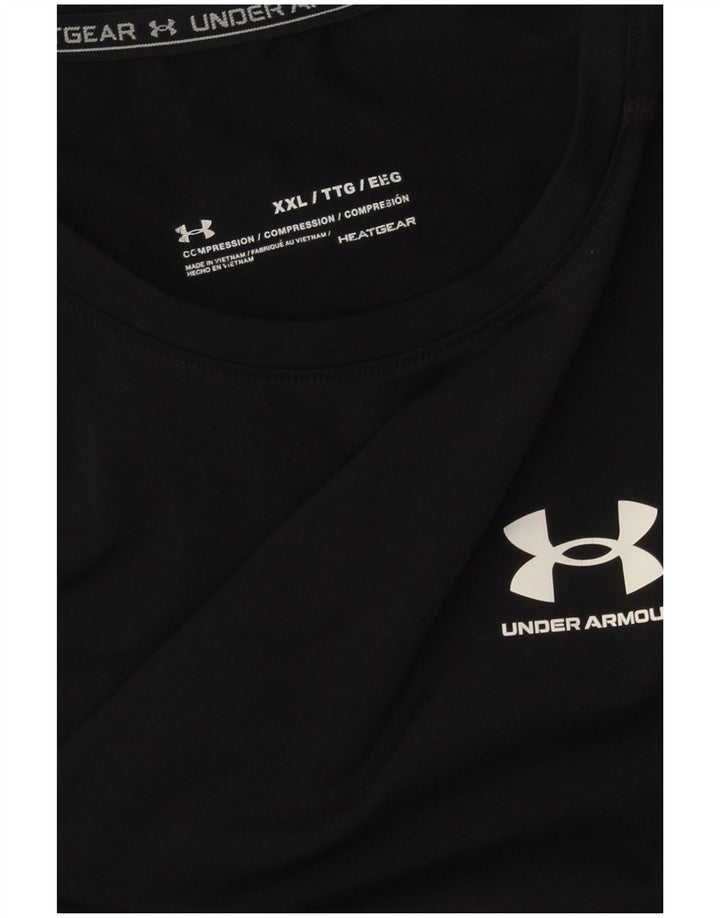 Under Armour T-Shirt Compression Homme 2XL Noir Sports