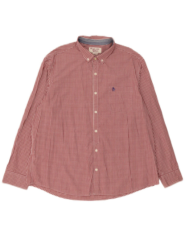 Penguin Chemise Homme XL Rouge Vichy Coton