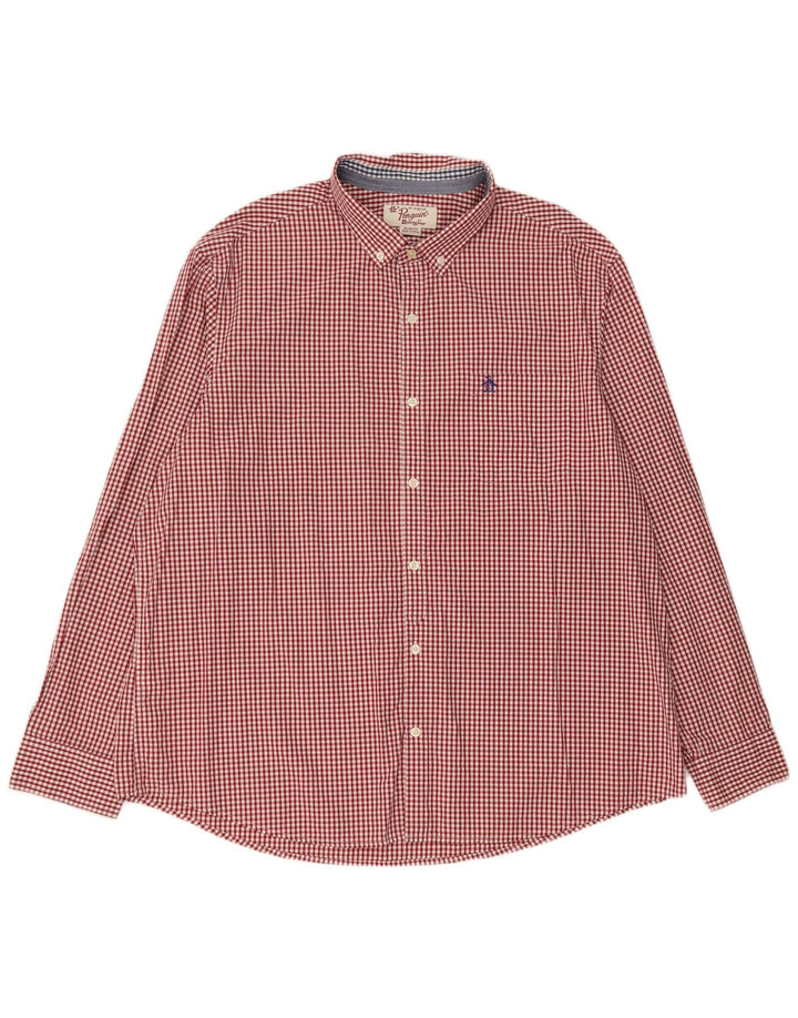 Penguin Chemise Homme XL Rouge Vichy Coton
