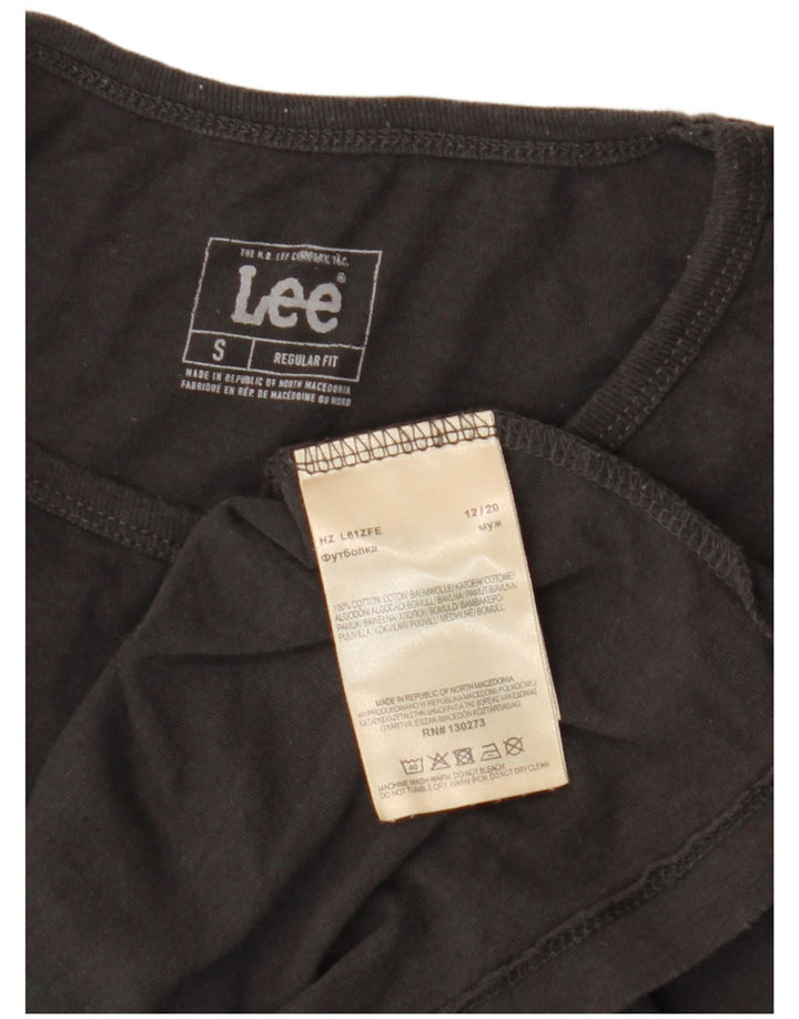 Lee T-Shirt Coupe Regular Homme Petit Gris Coton