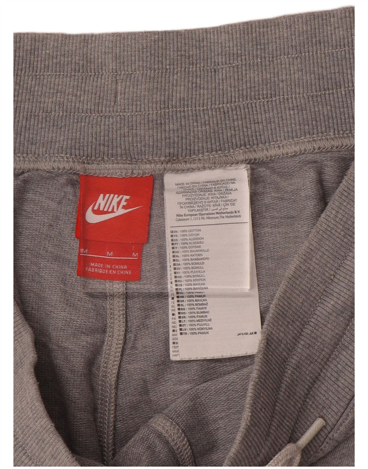 Nike Short de sport graphique en coton gris moyen pour homme