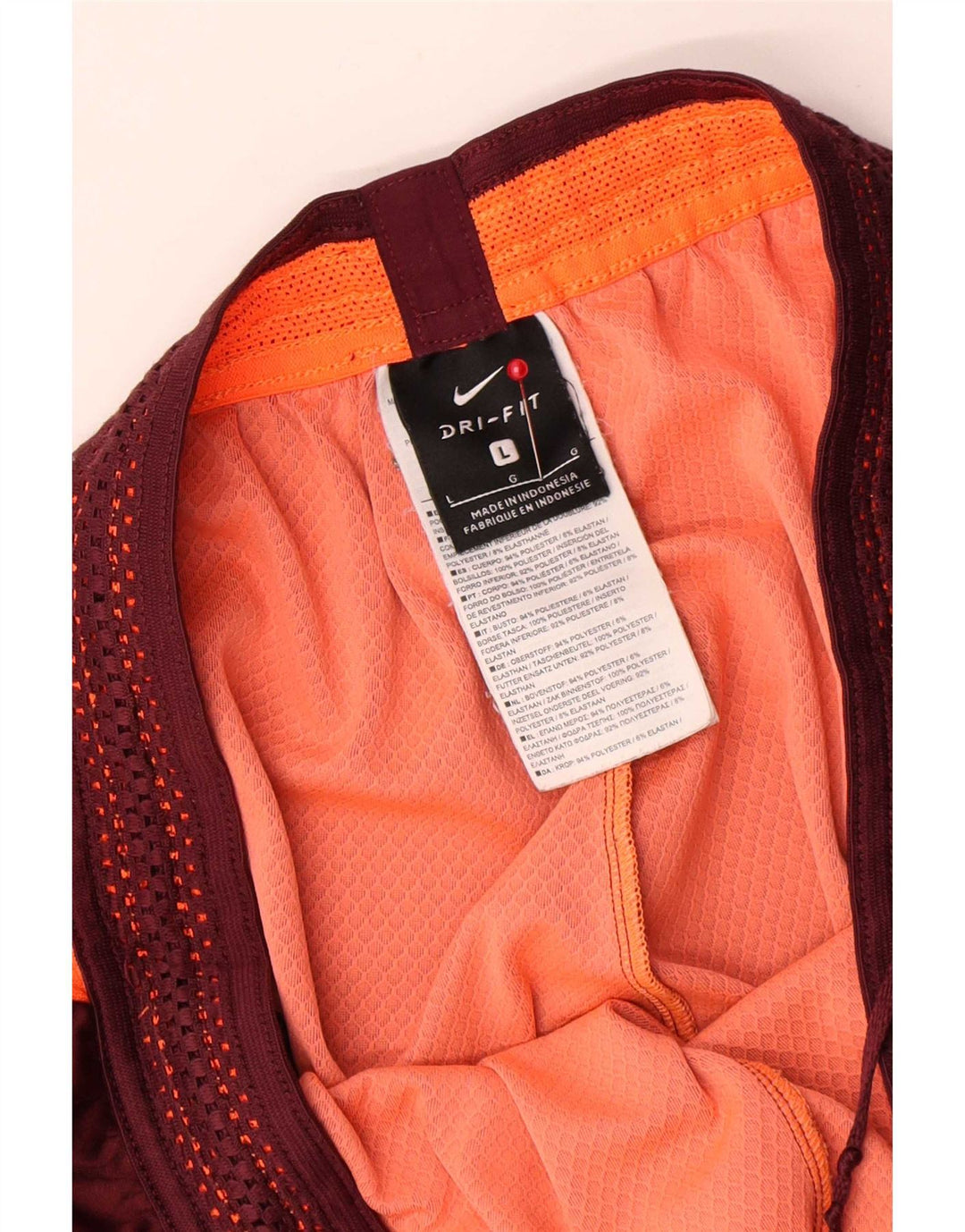Nike Pantalon de survêtement Barcelone pour homme Large en polyester color block marron