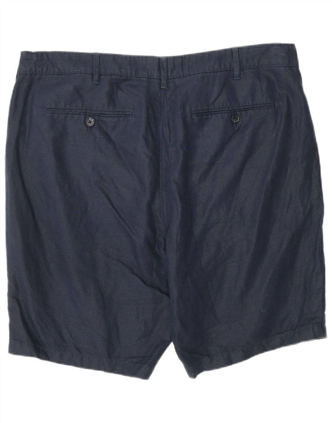 Marks & Spencer Short Chino Homme W38 XL Bleu Marine Coton