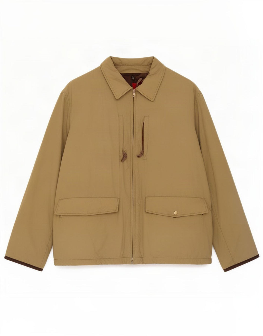 Belfe Veste Bomber Homme UK 40 Grand Coton Beige