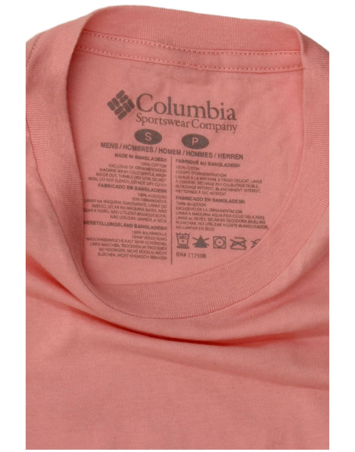 Columbia T-Shirt Graphique Homme Petit Rose