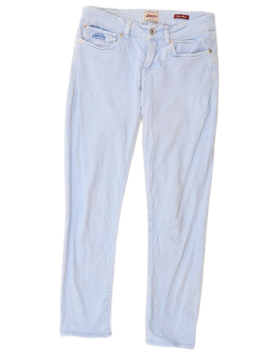 Superdry Jean Super Skinny W26 L27 Femme Bleu