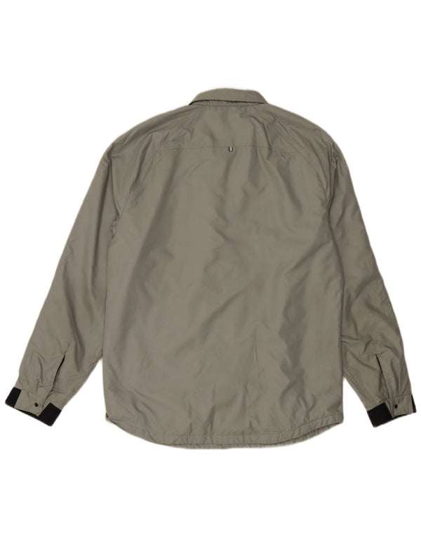 Oakley Veste Bomber Slim Fit pour Homme UK 40 Large Gris Polyester