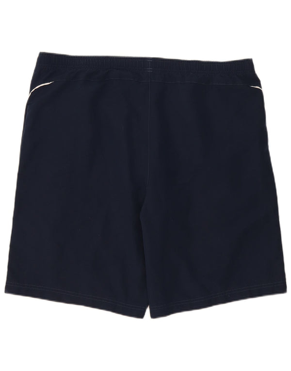 Reebok Short de sport homme grand bleu marine polyester