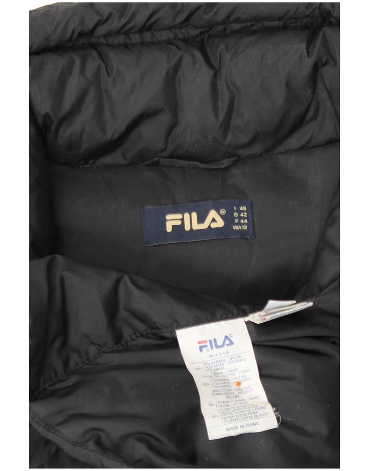 Fila Manteau rembourré femme IT 48 XL Noir Polyamide