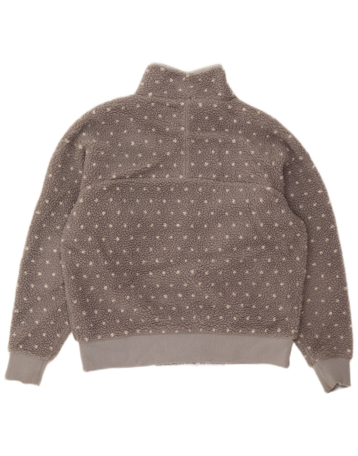 Patagonia Veste polaire femme UK 16 Large gris tacheté polyester