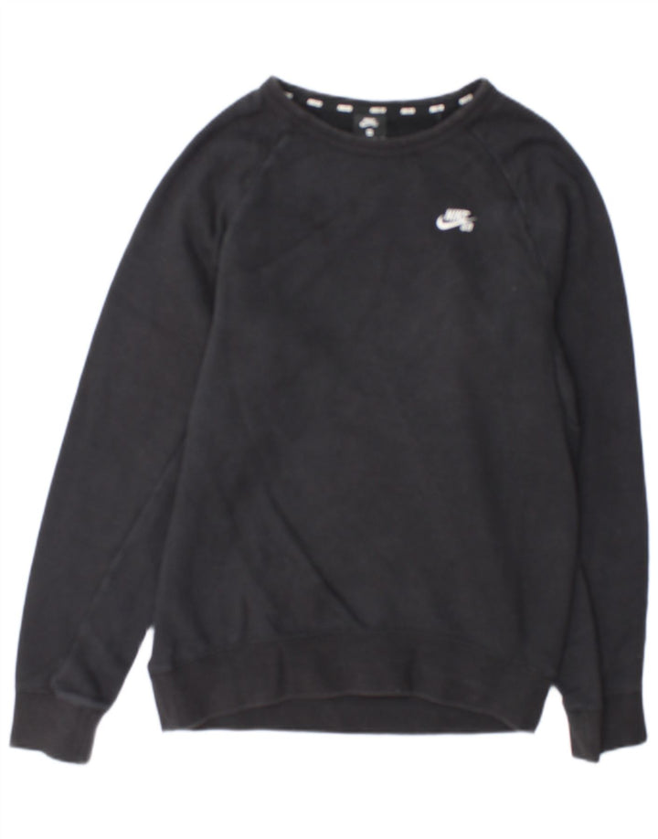 Nike Mens Sweatshirt Jumper XS Gris Coton
